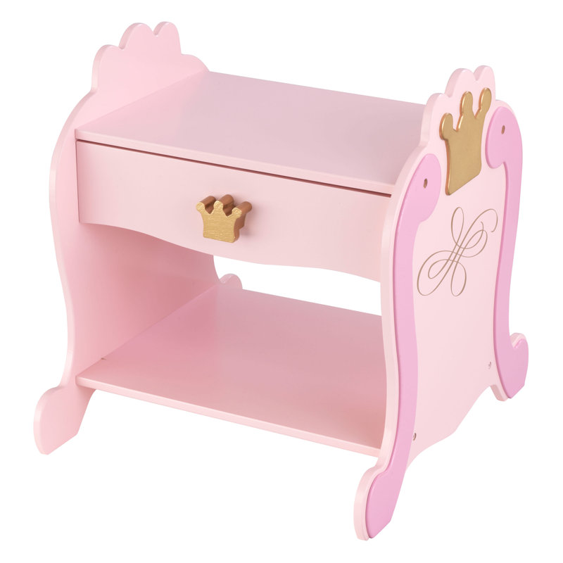 KidKraft Princess 1 Drawer Nightstand & Reviews Wayfair